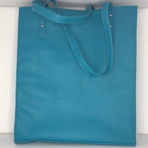 MSC - Mainstreet Collection Tall Blue Bag with Black and White Polka Dot Lining